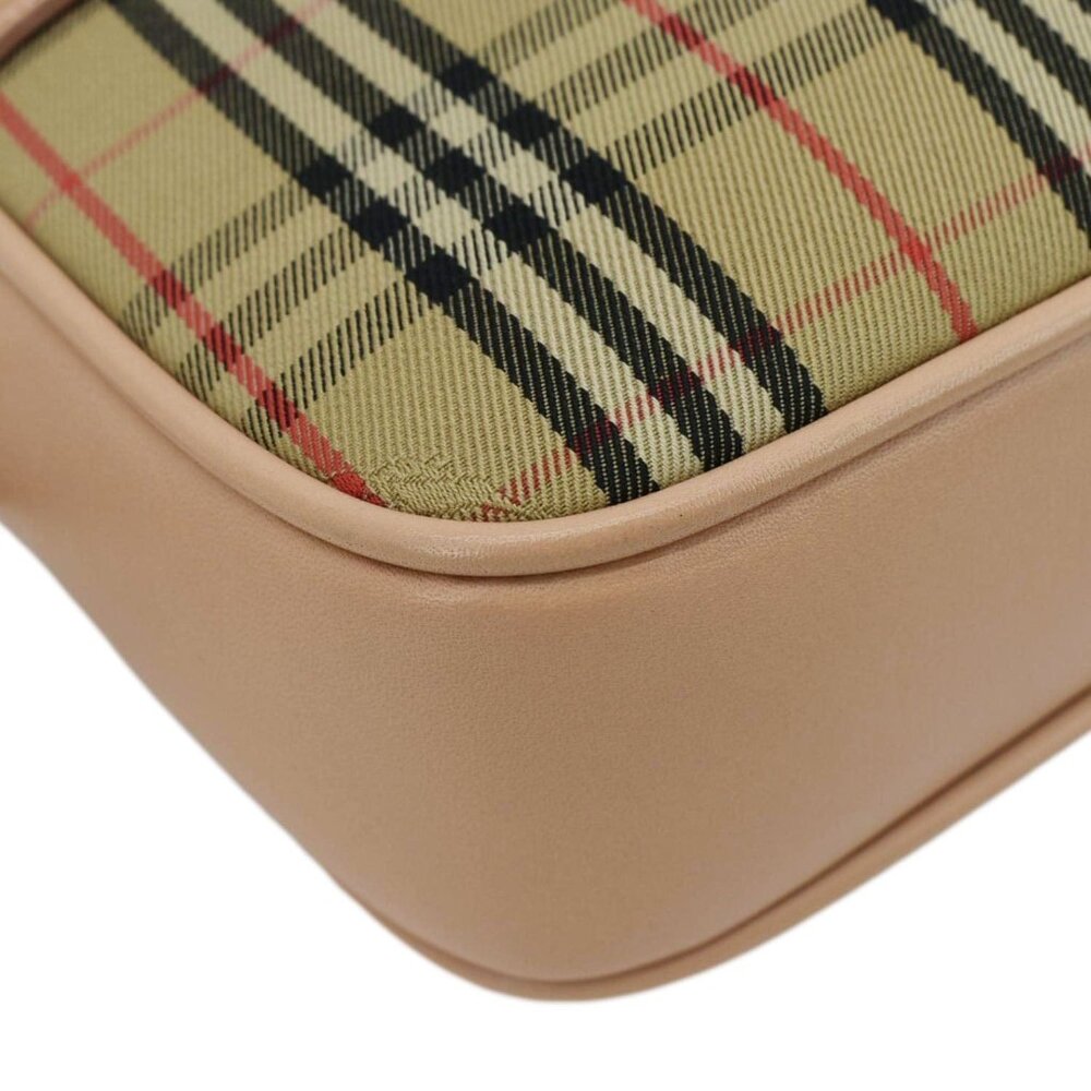 Burberry  1983 Knight Check Link Leather Crossbody Belt Bag Pink - Picture 8 of 12